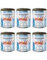 SUPER RAFI Pure Line Junior Avienos ir batatų 6x800 g šlapias maistas šuniukams ir jauniems šunims