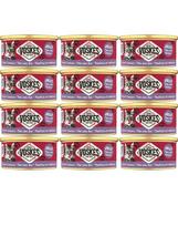 VOSKES Jelly Tuna with Seabass 12x85 g 100% Tunas su jūriniu ešeriu želatinoje, papildomas kačių maistas