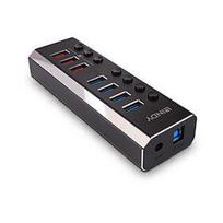 Lindy 4-Port USB 3.0 Hub with 3 Fast Charging Ports