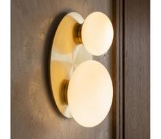 Ideal Lux - LED sieninis šviestuvas NINFEA 2xG9/3W/230V auksinis