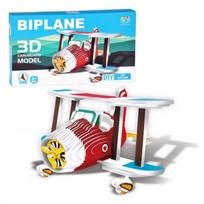3D dėlionė kartonas Modelis PLANE „pasidaryk pats“, 62 dalys ZA5721