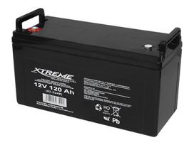 Baterijos, akumuliatoriai, maitinimo šaltiniai ir adapteriai // 12V, 6V, 4V akumuliatorius švino-rūgšties hermetiškas AGM VRLA // 82-224# Akumulator żelowy 12v/120ah xtreme 406x236x170_8"