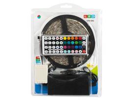LED juostos // NEON FLEX LED strips // 70-784# Zestaw taśm led rgb 5050 5m/300 sterownik+zasilacz taśma wodoodporna``