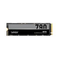 Lexar 512GB M.2 PCIe Gen4 NVMe SSD with a write speed of 4400MBytes/sec, a read speed of 7200MBytes/sec, 2.45mm height, 500 TB TBW, and 1,500,000 hours MTBF