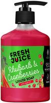 Skystas muilas Fresh Juice Rhubarb & Cranberries, 460 ml