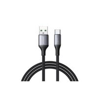 Kabelis S-A28 3A USB-A - USB-C cable 2m Black