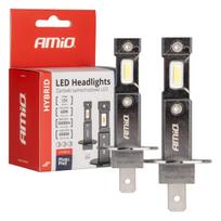 LED lemputės CANBUS H1 12V 60W 6000K 5600lm 2 vnt. AMiO