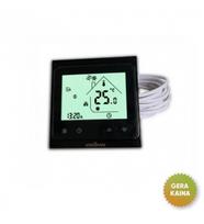 Elektroninis programuojamas termostatas (termoreguliatorius) Wellmo WTH51.36 NEW BLACK (prekė su trūkumais)