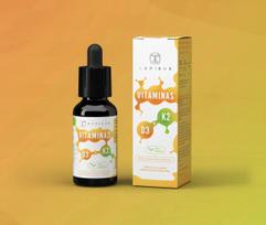 Sapiens Vitaminas D3 + K2 Maisto papildas