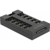 Delock DeLOCK RGB Hub for ARGB LEDs with 10 ports (black) | 64128 | 4043619641284