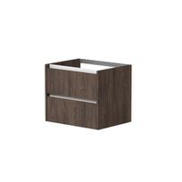 Vonios spintelė Kame City 60cm 2 stalčiai, Po stalviršiu, Be praustuvo, Aliuminio profilis Rudas ąžuolas BUC/6-3DR/20P1