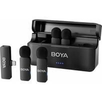 BOYA Microphone Wireless BY-V4 2.4GHz with 4 transmitters and 1 receiver (Type-C) Black EU | BY-V4U | 6974700654679
