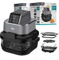 Frytkownica beztłuszczowa Frytkownica Beztłuszczowa Teesa Glass Air Fryer 1500W 2 Pojemniki 1,5L / 4L | 5901890128810 | 5901890128810