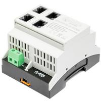Switch PoE 4 portowy z wbudowanym zasilaczem na szynę TH35 ATTE SWPS-4-11-DIN4