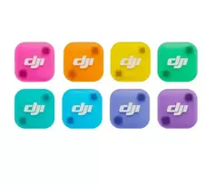 DJI Mic Mini 2 įvairių spalvų magnetiniai priekiniai dangteliai