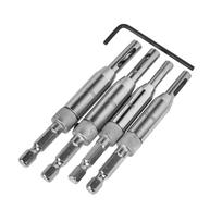 Centravimo grąžtų rinkinys KD11209 – 4 vnt. + šešiakampis raktas
