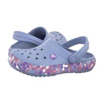Crocs Crocband Glow Confetti Band Clog Kid's Blue Haze/Multi 212523-4ZA (CR445-a) šlepetės