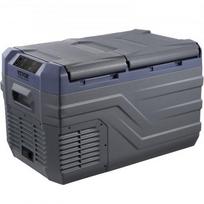 Automobilinis šaldytuvas Automobilinis šaldytuvas, 25 l dviejų zonų nešiojamas šaldiklis, 61,8x37,6x37,2 cm, reguliuojamas diapazonas