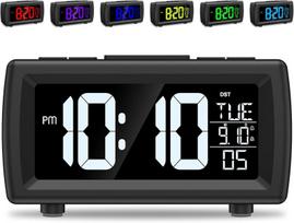 Žadintuvas su FM radiju, USB jungtimi, 7 spalvos