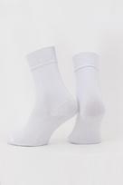 Vyrų aukštos medvilninės kojinės MS3 SOFT PREMIUM CLASSIC Giulia, spalva white, 39-42