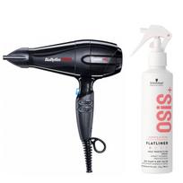 Babyliss Pro Caruso Hq 2400W Bab6970Ie + Schwarzkopf Osis Flatliner Heat Protection Spray 200Ml