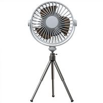 Fans,2000mAh Standing Fan - Portable Rechargeable Tripod Fan for Bedroom, Office, Living Room,White-13.3cm