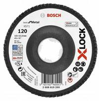 Bosch X-lock šlifavimo diskas metalui 115mm, gr. 120