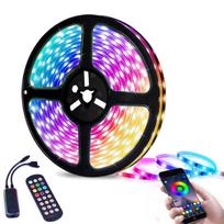 Bluetooth LED juosta su išmaniojo telefono programa ir nuotolinio valdymo pultu - 10m LIVMAN SMD5050