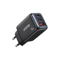 Unitek 65w Gan įkroviklis 2x Usb-c, 1x Usb-a, Pd 3.0