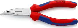 Knipex pusapvalės replės 160mm, ilgintos, lenktos 40°