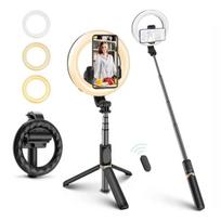 Asmenukių lazda ("Selfie sticks") Asmenukių lazdelė su žiediniu apšvietimu Q07 (selfie stick)