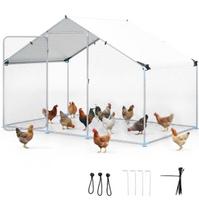 Costway metalinis vištidė, 3 x 2 x 2 m