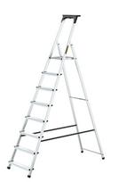 Aliumininės buitinės kopėčios DRABEST, 8 pakopos, 125 kg