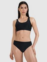 Moteriško maudymosi kostiumėlio bikini viršus - juoda