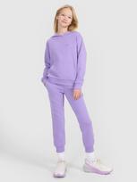 Sportinės jogger kelnės mergaitėms - violetinės