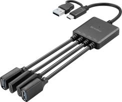 Sandberg USB-C/A to 2A+2C Splitter (136-81)