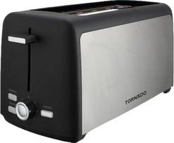 TTA-7402-GS TORNADO TOASTER 2Langscheiben 1400W 220-240V schw-silber (TTA-7402-GS)