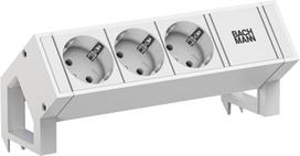 Bachmann Steckdosenleiste DESK2 white 3xCEE7/3 902.3205 (902.3205)