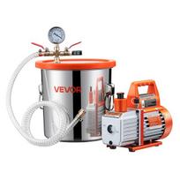 110 l/min vakuuminis siurblys su 11,36 l plienine kamera
