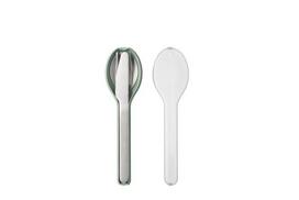 Kelioninis stalo įrankių rinkinys - MEPAL - Modelis 105760094700 - Nerūdijantis plienas - Nordic Sage spalva - 3 dalys
