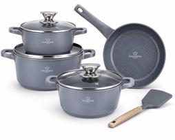 Swiss Haus puodų rinkinys SH-LG4009S Silver, 9 dalių