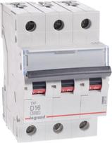 Legrand Tx3 automatinis jungiklis 3p D 16a 6ka Ip20