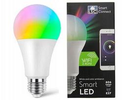 Išmanioji Led lemputė Rgb 9w E27 806 lm, valdoma per Wi-fi