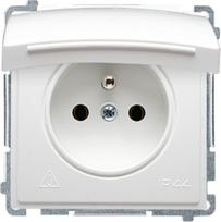 Simon Basic Schuko Ip44 lizdas, 16a, 250v~