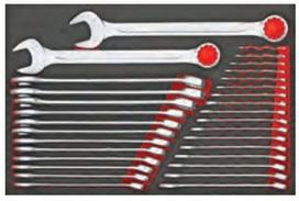 Teng Tools plokštelinių raktų rinkinys 31 vnt.
