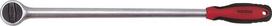 Ratchet handle with 1/2" square drive, 45 teeth, 432mm