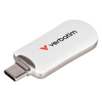Atminties kortelė Pendrive Verbatim Plectra 256gb Usb-c 3.0 Baltas