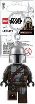 Lego Star Wars Mandalorian Led raktų pakabukas