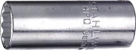 Stahlwille 1/4" 12-kampė ilginta galvutė 9/32"