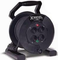 Xreel būgninis prailgintuvas 30m H05rr-f 3x1.5 Ip20 4 lizdai